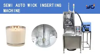 High quality cotton wick inserting machine