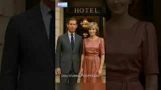 Charles & Diana Arrive in Style at the Grand Hotel 🌟 #KingCharles #PrincessDiana #RoyalArrival