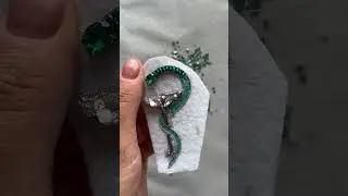Брошь для медика #броши #броширучнойработы #брошь