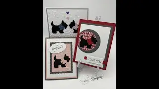 Stampin' Up! Scottie Dog Punch Valentine Cards