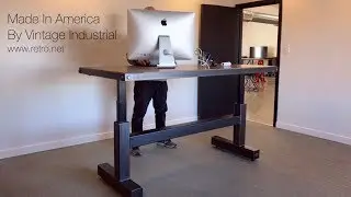 Electric Crank Desk - Our New Sit Stand Desk