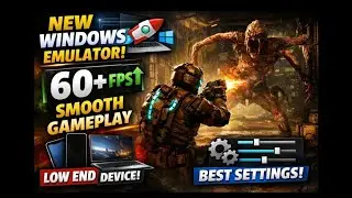 New Windows emulator for Android 😱| Dead space 60+ fps Settings & Gameplay Low end phone | 