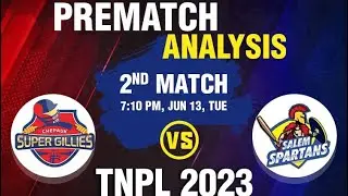 Salem Spartans vs ChepaukSuper Gillies 2nd Match PREDICTION, SS vsCSG Playing 11