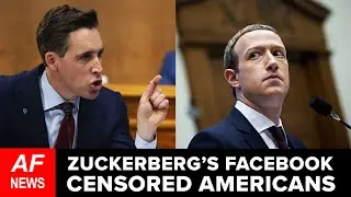Sen. Hawley SLAMS Zuckerberg's FACEBOOK For BIAS Against Conservatives