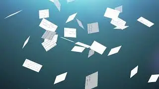 Letters Random Fly | Footage Animation