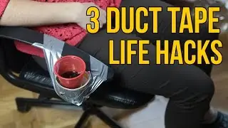 3 LIFE HACKS With Duct Tape - Duct Tape Tips