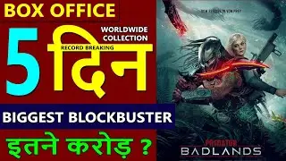 Predatror Badlands Box Office Collection Day 5, predatror badlands total worldwide collection