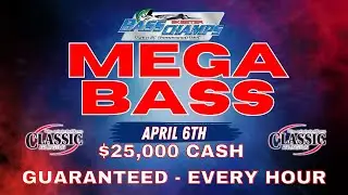 MEGA BASS - WORLD'S RICHEST ONE-DAY BIG BASS TOURNAMENT!! 15K EACH HOUR!!