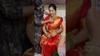 Saree : shree handlooms ❤️ #trending #wedding #viralshort #youtubeshorts  #dasarivlogs #teluguvlogs