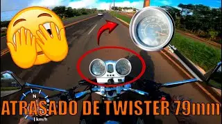 Atrasado de Twister 79mm Preparada no Alcool