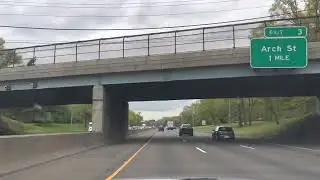 5 minute car drive with sound for relaxing!