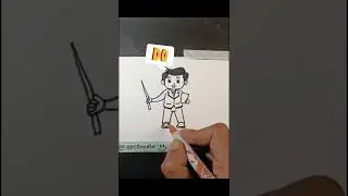 Learn Teacher Profession 👨&zwj;🏫 | Drawing & Coloring for Kids #art #shortvideo