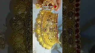 ✨💘#goldchoker #necklace #setdesign #viralshorts #trendingshorts #ytshorts @OrnamentsVlog1.0