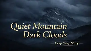 A Quiet Mountain Beneath Dark Clouds 🌙 | Deep Sleep Story for Heavy Minds
