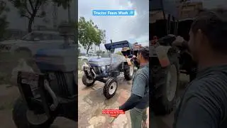Tractor Foam Wash 🧼/ Car Shine Washing Centre / #tractor #foamwash #washing