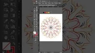 Irresistible Warm Color Freehand Pattern Doodle in One Minute #design #drawing #blobbrush