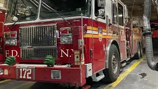 FDNY Tower Ladder 172 Responds To Box 4236 ~ Missing Manhole Cover