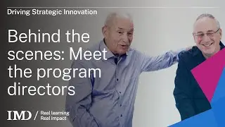Behind the scenes: Meet the program directors of Driving Strategic Innovation