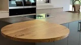 English Oak Breakfast Bar by Earthy Timber