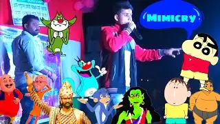 Best Cartoon Mimicry By Pukostyle | Kalipuja Stage Program 2021 | cartoon mimicry