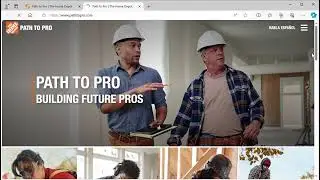 Home Depot Path to Pro Program Free online skills training