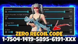 BGMI Best Sensitivity & Control Layout🔥 Zero Recoil for All Devices(Gyro & Non-Gyro)