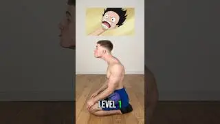 Manga/anime poses (level 1 to 10) 🏆 #flexibility #challenge #amazing #mobility #yoga #workout #wtf