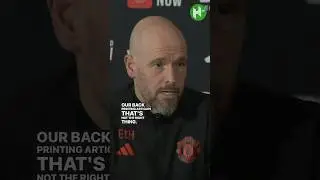 Ten Hag BANS journalists from press conference 😳