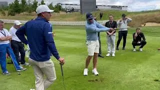 Bryson DeChambeau and Charles Howell III meet E&W Blind Golf Charity