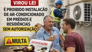 SAIU LEI QUE PROÍBE INSTALAÇÃO DE AR CONDICIONADO EM PRÉDIOS E RESIDÊNCIAS SEM AUTORIZAÇÃO
