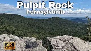 Pulpit Rock - Hawk Mountain Pennsylvania (4K)