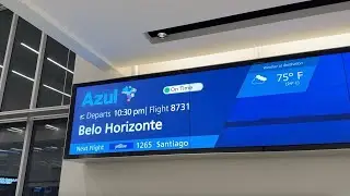 Azul Airlines-Business Class Flight-Orlando to Belo Horizonte, Brazil