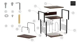 VinylVista Record Player Stand Assembly Video