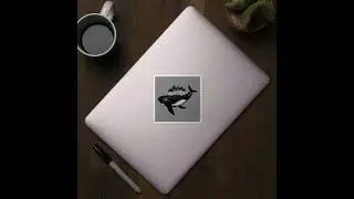 Whale with Trees