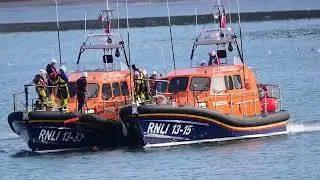 The RNLB Frederick Plaxton and the RNLB Bridie O'Shea