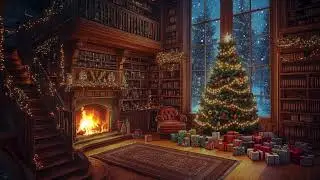 Focus Thins in Winter Stillness | Snowlit Room and Slow Piano for Peaceful Study Time