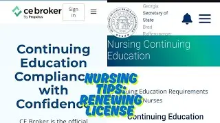Easy way to renew Nursing License: GA license