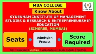Sydenham Institute of Management Studies, Mumbai - Seats| Admission Process| Score Required?