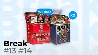 BREAK #13 #14 2x GOLD PL PYT & LIVERPOOL TEAM SET x20 (CAŁY CASE)!