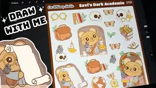 Just Imagine Designing Your Journal with This Dark Academia Sticker