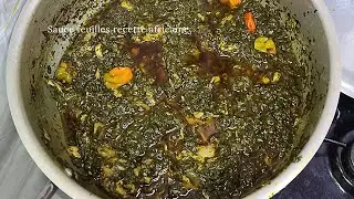 Feuilles de patate douce et poulet fermier une sauce à ne pas rater une vrai délice