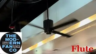 52&rdquo; Modern Fan Co Flute ceiling fans (3,4-4)