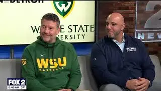 WJBK Fox 2 Highlights Upcoming Wayne State Baseball/Born In Detroit Camps