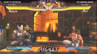 Cross Assault Day 1: Tasty Steve vs TS NerdJosh Team Challenge Match - Street Fighter X Tekken