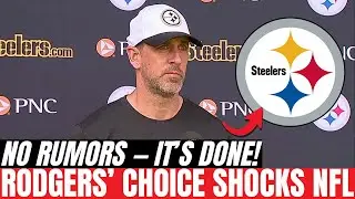 NO MORE RUMORS: Rodgers Decided RIGHT NOW — and It Changes the 2026 Plan | Steelers News