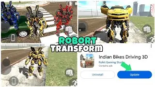 Tranform robort Cheat code🤑 | All New Cheat Code Indian bike driving 3d | robort charecter secret 🤩🤯