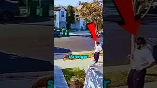 Fake homeowner walks off with MacBook delivery 😳💀 #shorts