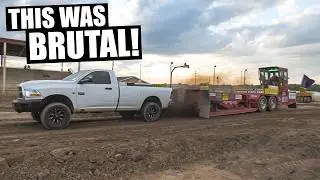Our Cummins TOW RIG goes TRACTOR PULLING! Bad idea!