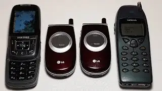 Две интересные посылки с ретро телефонами 1999 года Nokia 6110, Samsung D600, lG c1200