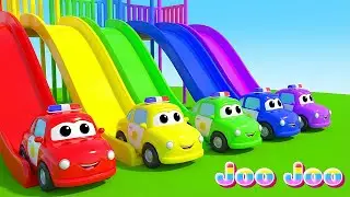 Happy Vehicle Friends Rainbow Playground Kids Educational Song